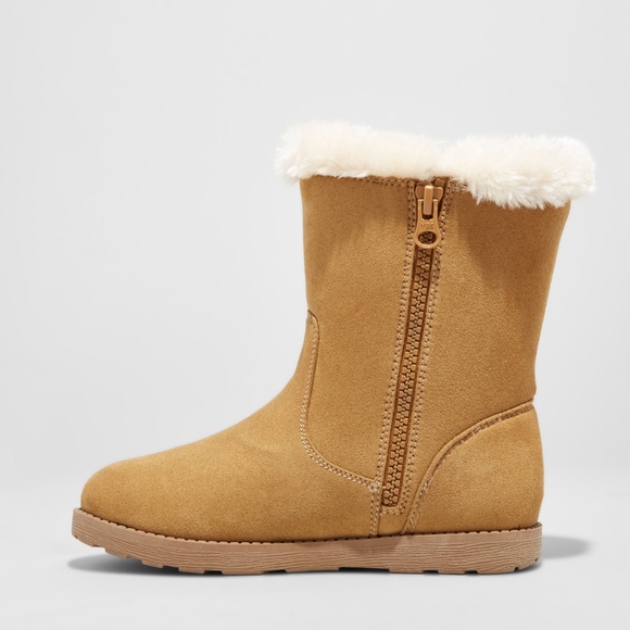 Cat & Jack Hadlee Fashion boots Tan New - Picture 3 of 5